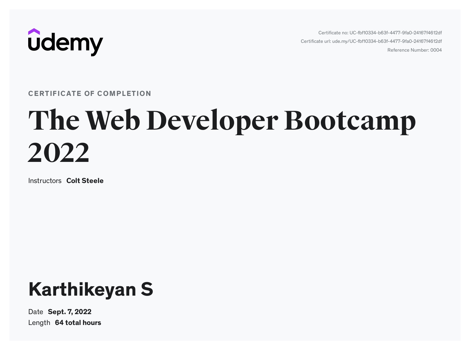 Web Developer Bootcamp